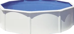 Gre Stahlwandpool Atlantis rund Ø 460 x 132 cm, weiß