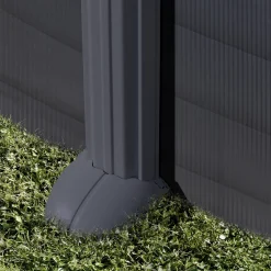 Gre Stahlwandpool Granada rund Ø 460 x 132 cm, graphit