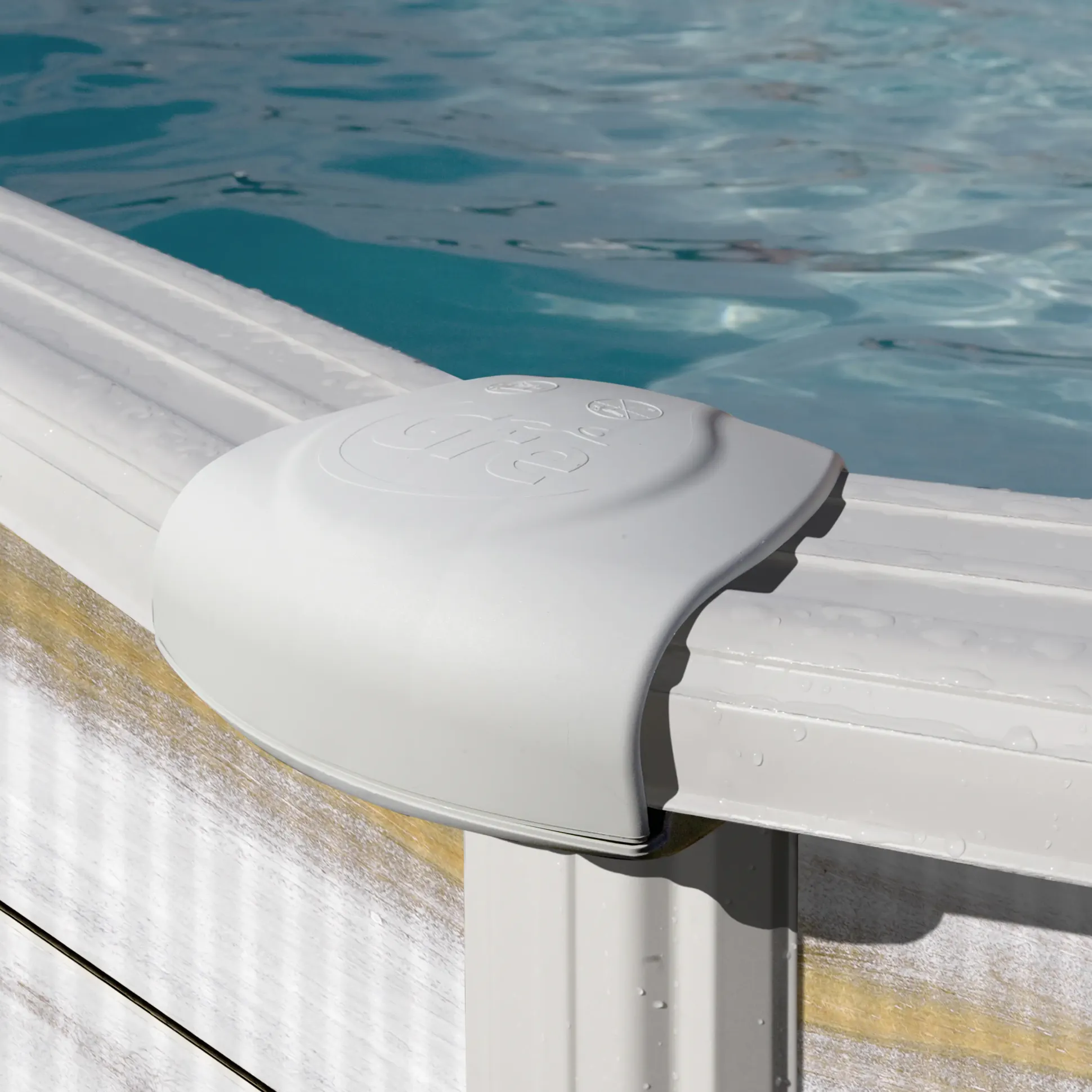 Gre Stahlwandpool rund mit Nordicoptik Ø 350 x 132 cm