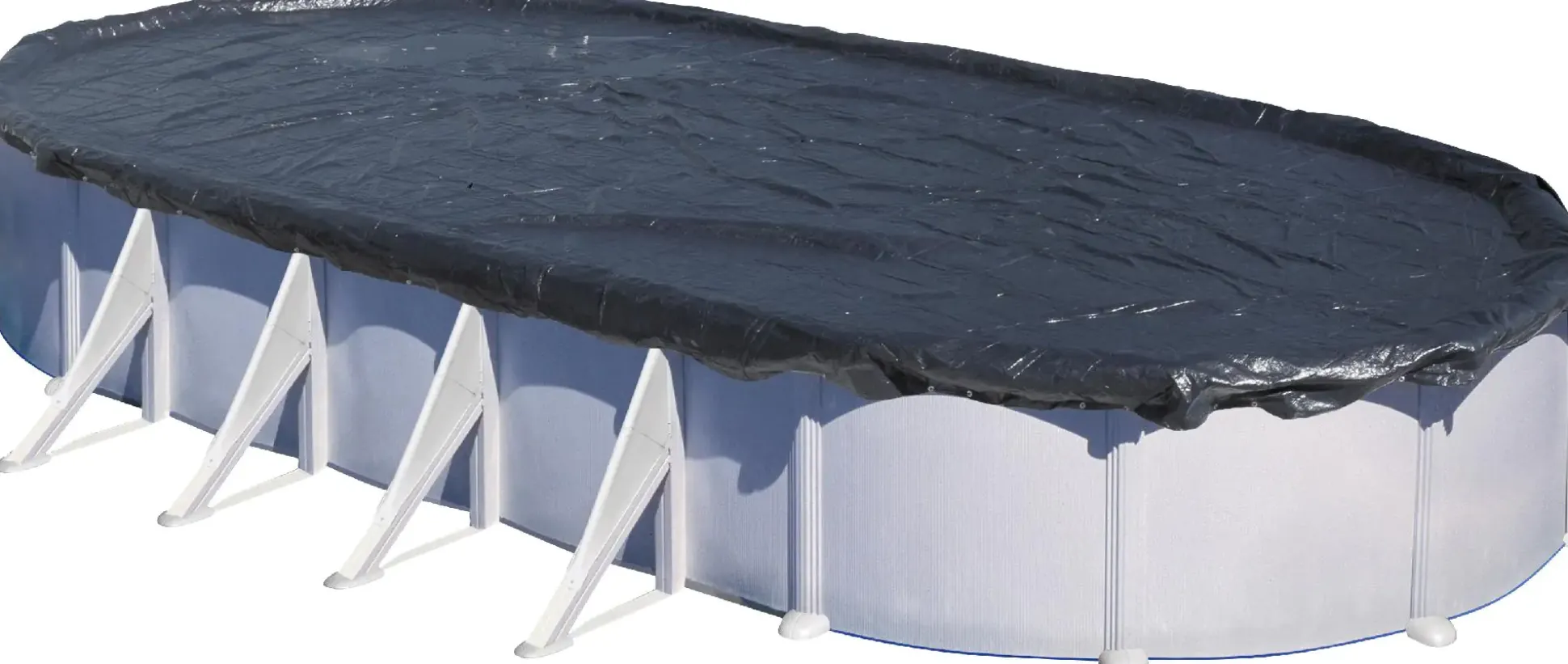 Gre Winterabdeckplane schwarz, 820 x 460 cm