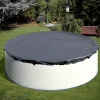 Gre Winterabdeckplane schwarz, Ø 640 cm