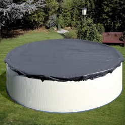 Gre Winterabdeckplane schwarz, Ø 640 cm