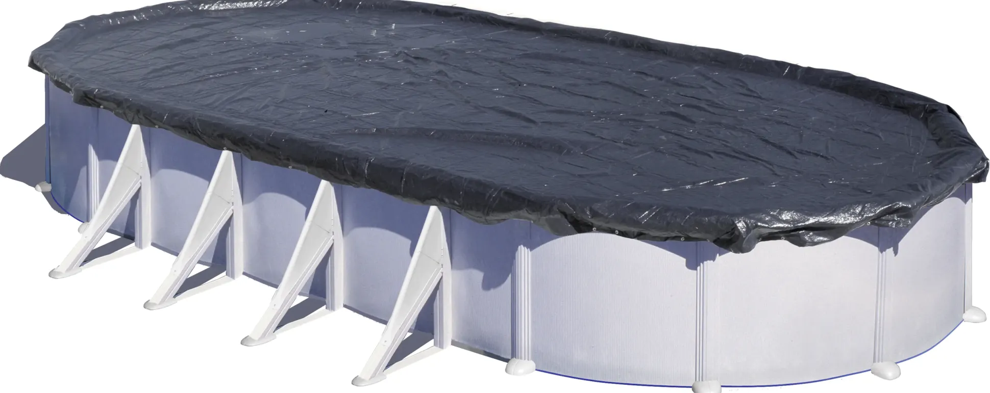 Gre Winterabdeckplane schwarz, 680 x 460 cm