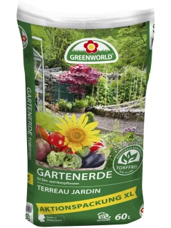 Greenworld Gartenerde XL torffrei 60 L