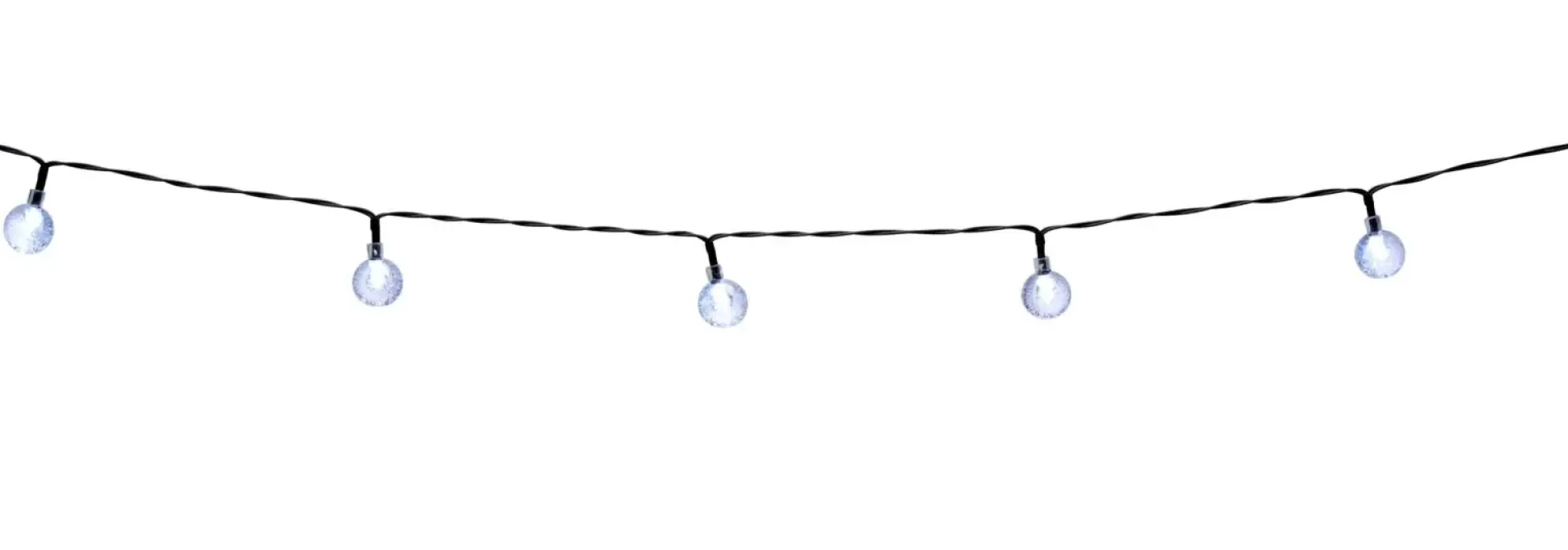 Grundig LED Solar Lichterkette mit 50 Leuchtköpfen