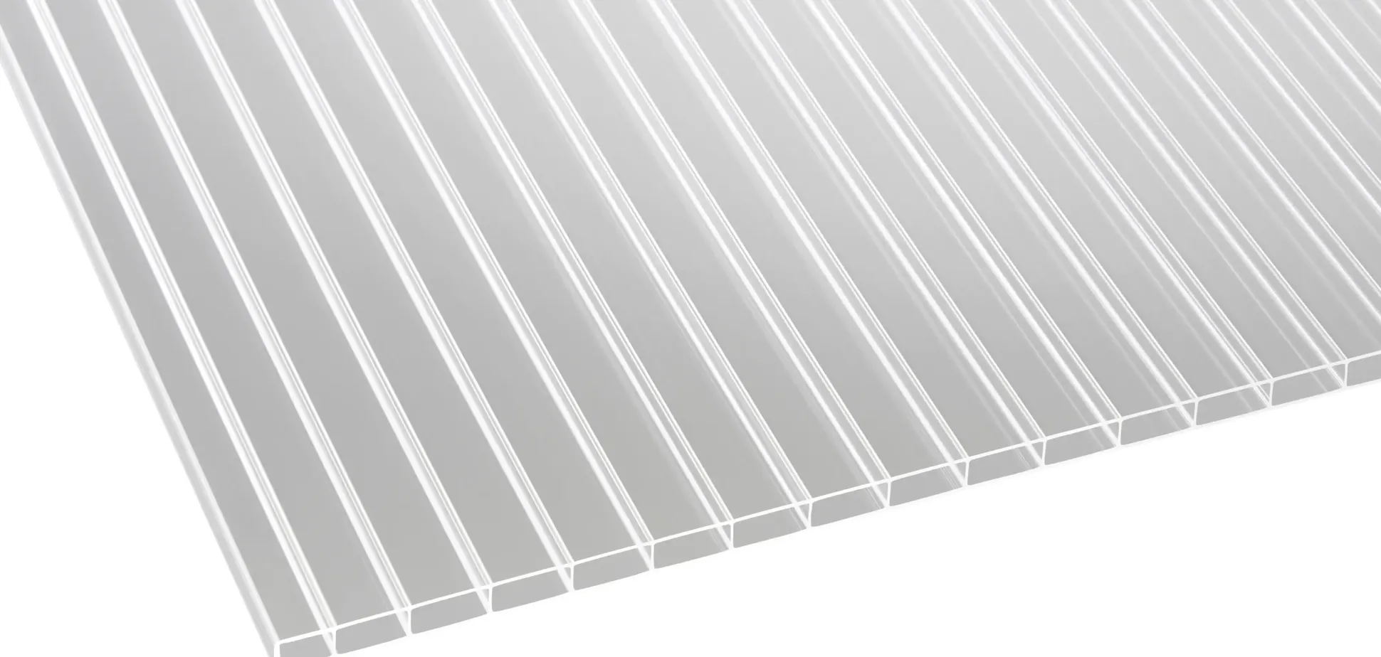 Gutta Premium Terrassendach 410,2 x 406 cm weiß Acryl klar 16 mm