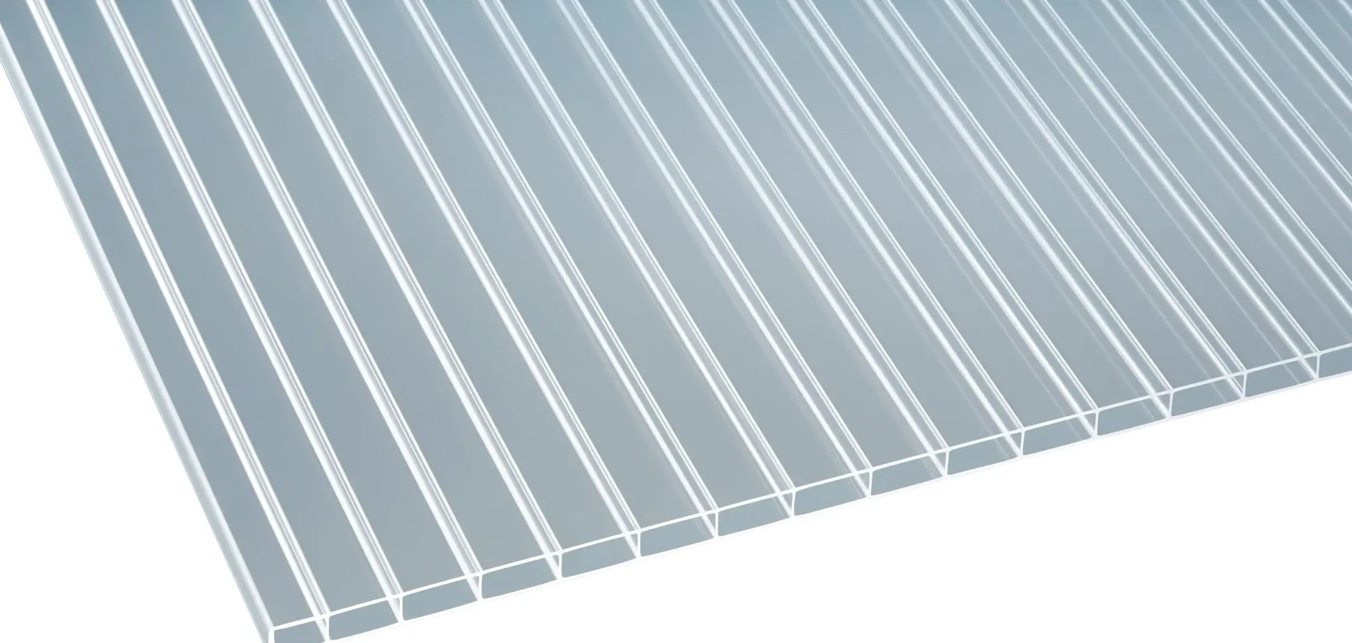 Gutta Premium Terrassendach 410,2 x 406 cm weiß Acryl klar 16 mm