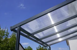 Gutta Premium Terrassendach 410,2 x 306 cm anthrazit PC klar 16 mm