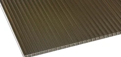 Gutta Premium Terrassendach 309,4 x 306 cm anthrazit PC bronce 16 mm