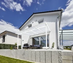 Gutta Premium Terrassendach 410,2 x 306 cm weiß PC weiß opal 16 mm