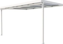 Gutta Premium Terrassendach 410,2 x 306 cm weiß Klima blue 16 mm