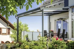 Gutta Premium Terrassendach 309,4 x 306 cm anthrazit Acryl klar 16 mm