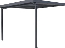 Gutta Premium Terrassendach 309,4 x 306 cm anthrazit Acryl klar 16 mm