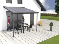 Gutta Terrassenüberdachung Basic 306x306cm anthrazit