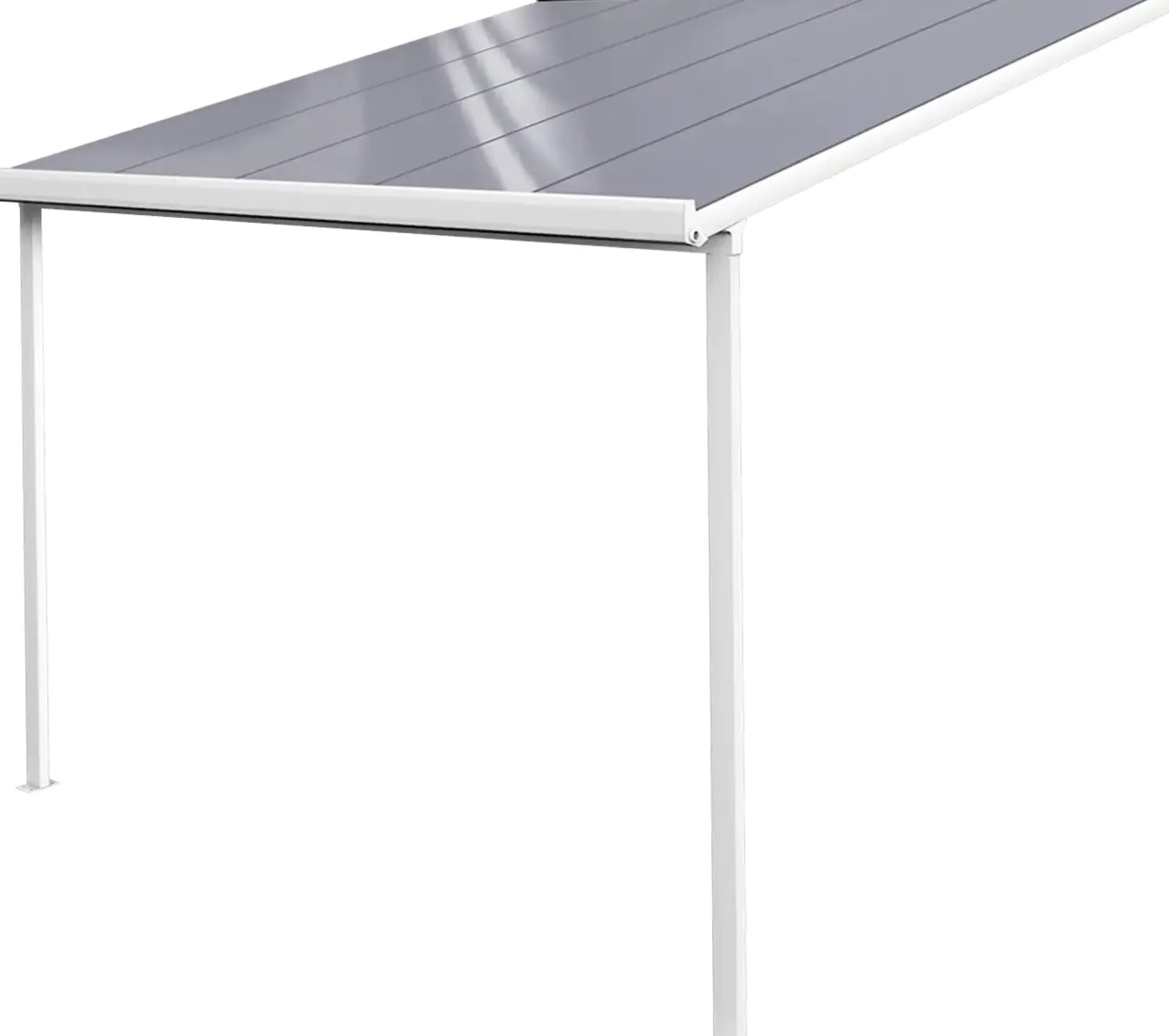 Gutta Terrassenüberdachung Basic 306x306cm weiß