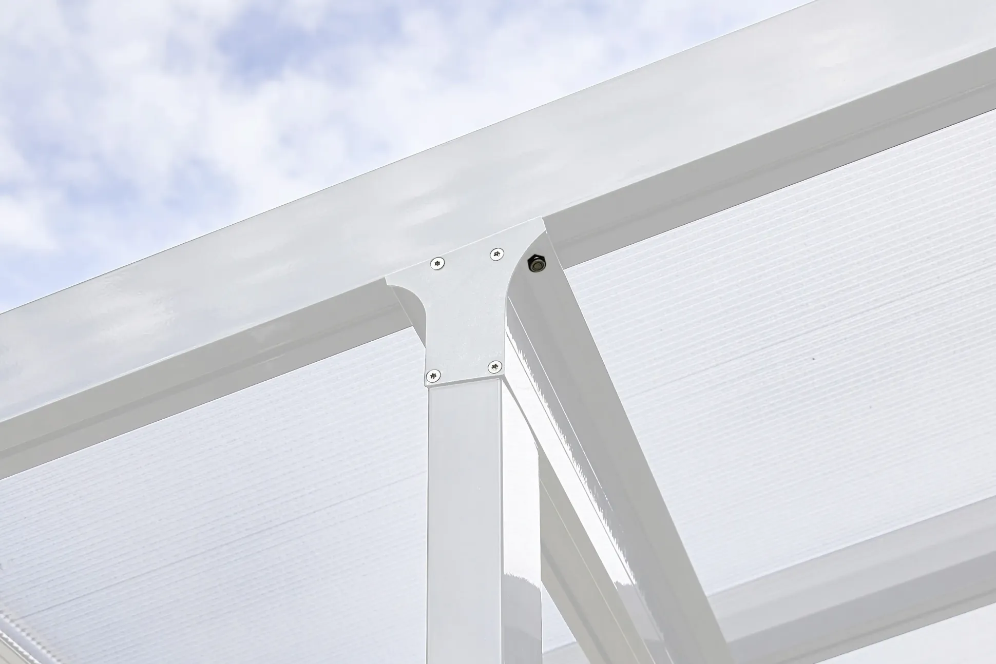 Gutta Terrassenüberdachung Basic 306x306cm weiß