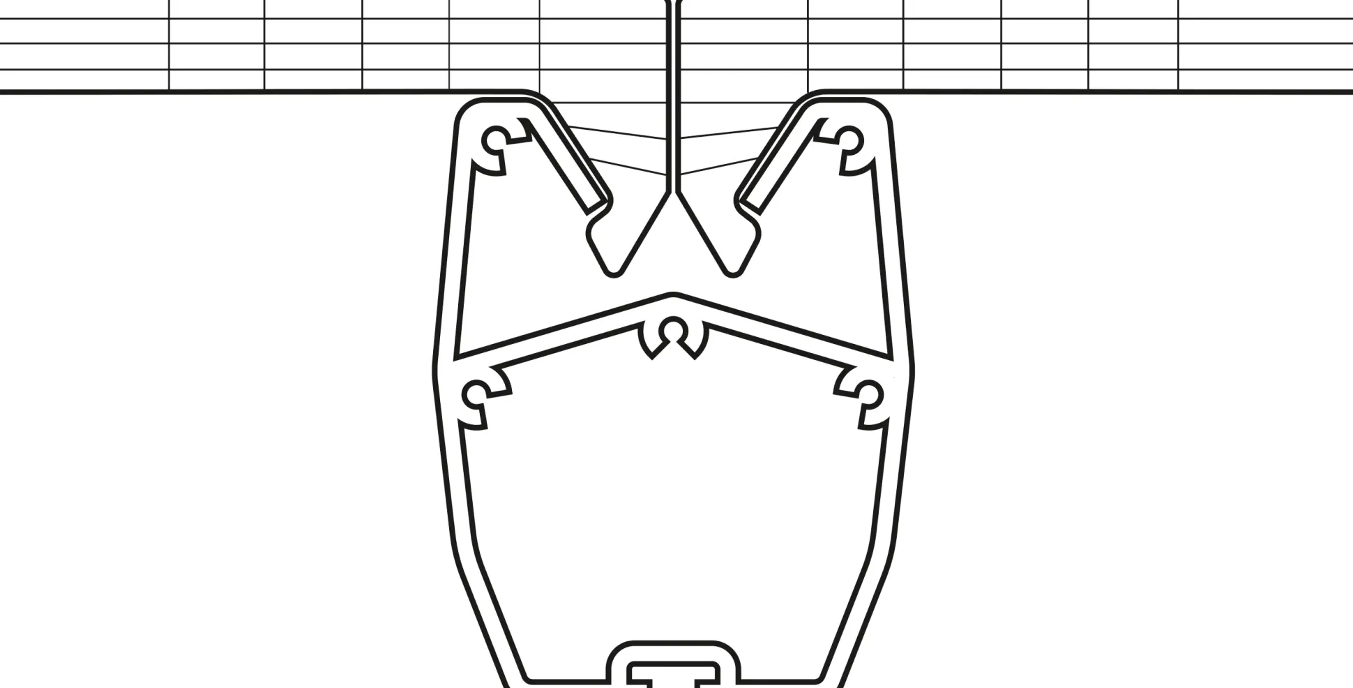 Gutta Terrassenüberdachung Basic 306x306cm weiß