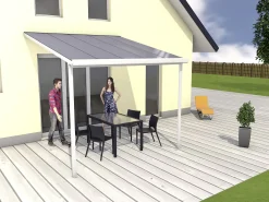 Gutta Terrassenüberdachung Basic 306x306cm weiß