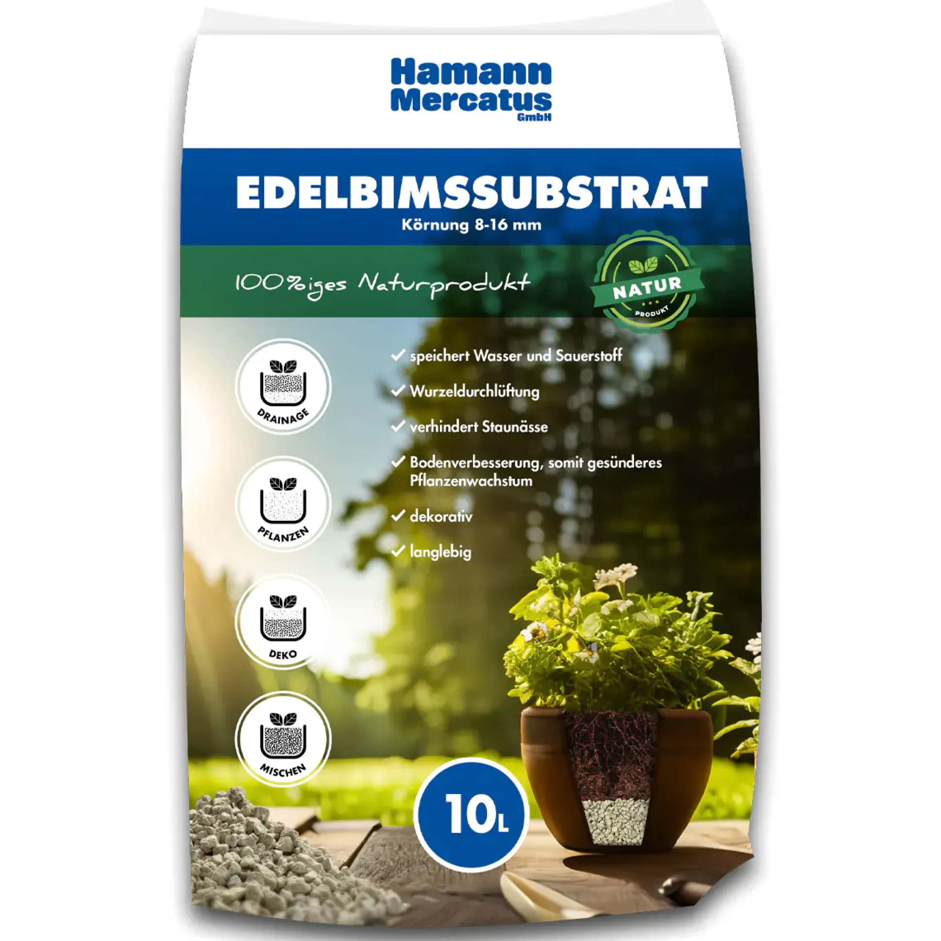 Hamann Mercatus Edelbims 8 - 16 mm 10 Liter