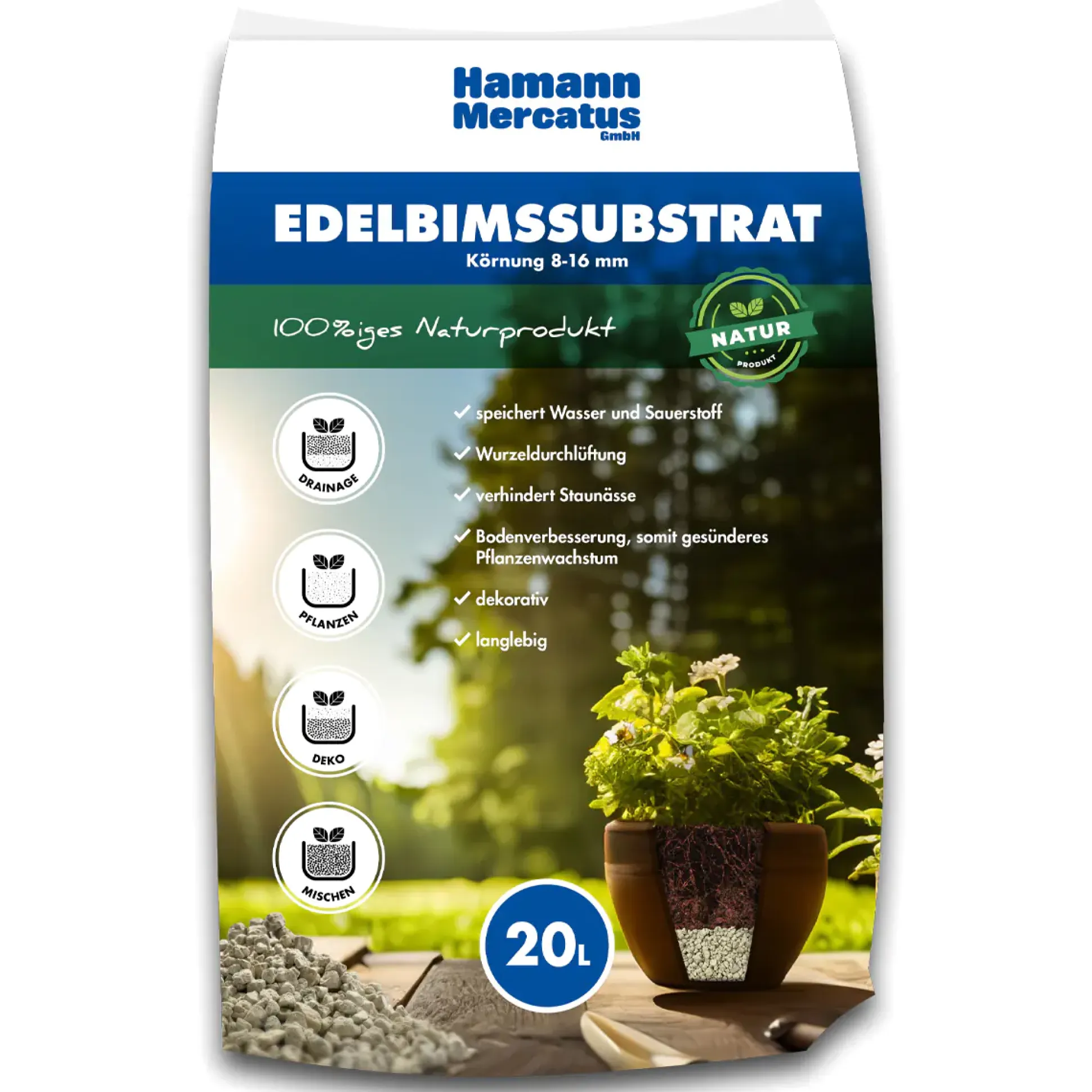 Hamann Mercatus Edelbims 8 - 16 mm 20 Liter