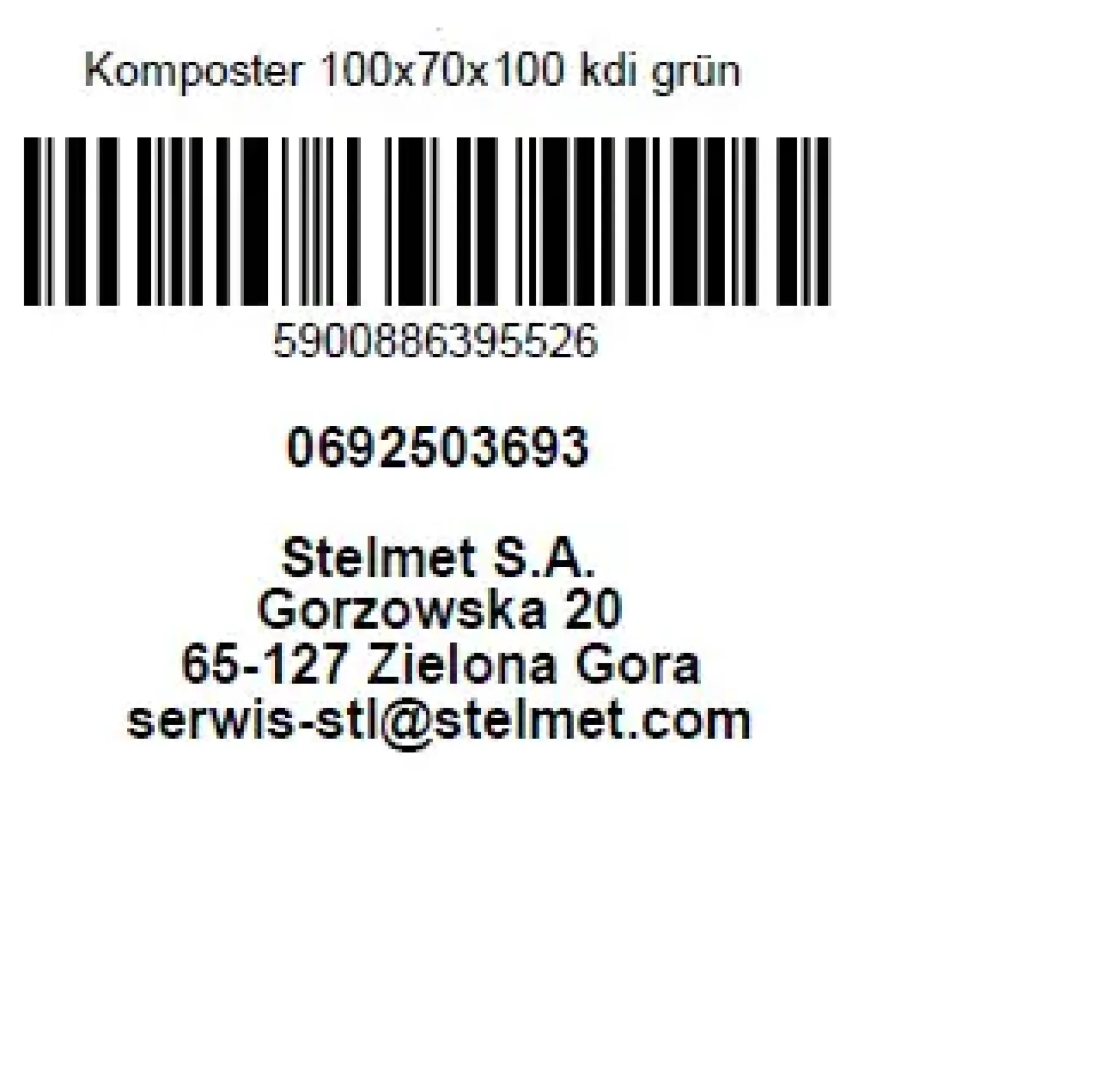 Holz-Komposter 100 x 100 x 70 cm, kesseldruckimprägniert
