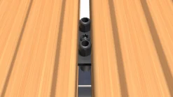 HSI Terra Deckclip mit Klemmplatte inkl. Schrauben für Terrassendiele - 20 Stück