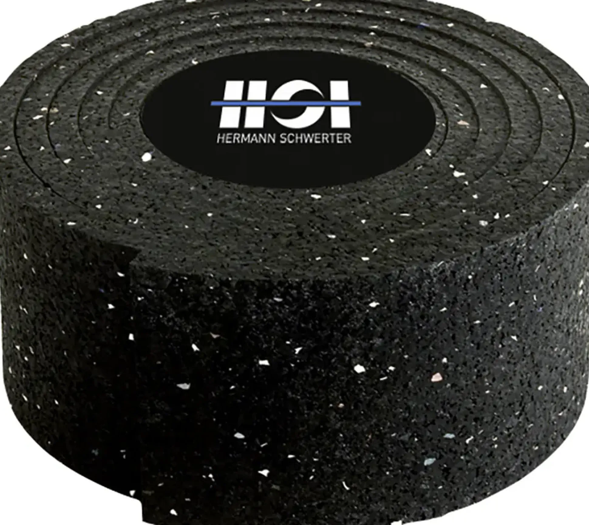 HSI Terra Unterlegpad auf Rolle für Terrasse 2,01 x 7 cm Naturkautschuk schwarz