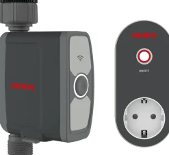 Ikra Bewässerungscomputer Wlan inkl. Wlan Gateway mit Steckdose