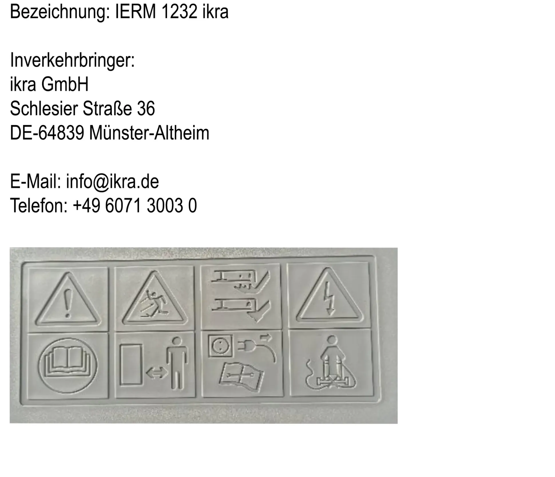 Ikra Elektro-Rasenmäher IERM 1232 1200 W, 32 cm Schnittbreite