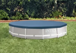 Intex Abdeckplane für Frame-Pool Ø 366 cm blau