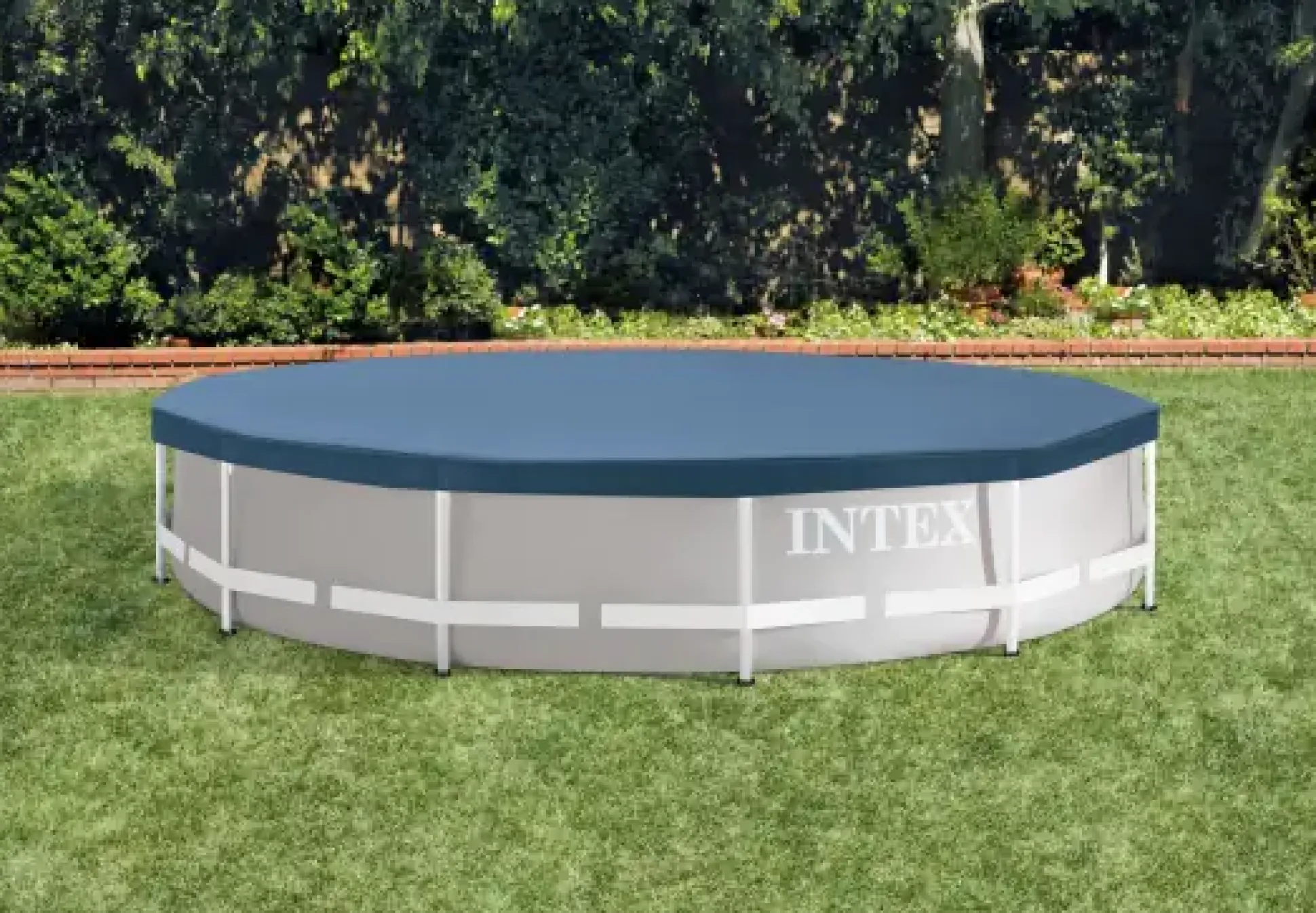 Intex Abdeckplane für Frame-Pool Ø 366 cm blau