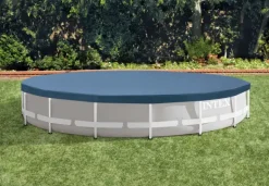 Intex Abdeckplane für Frame-Pool Ø 457 cm blau