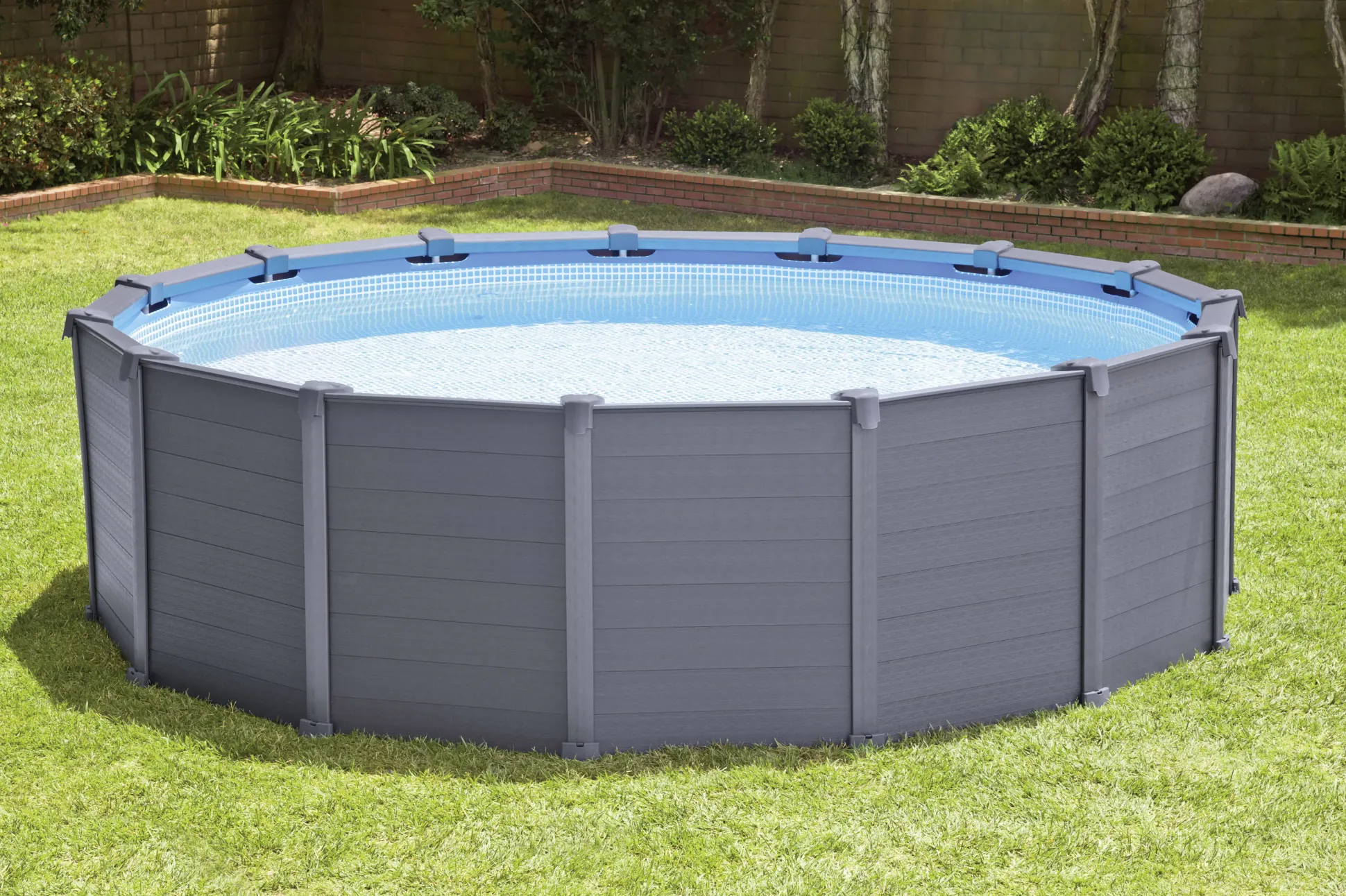 Intex Frame Pool Set Graphit Ø 478 x 124 cm