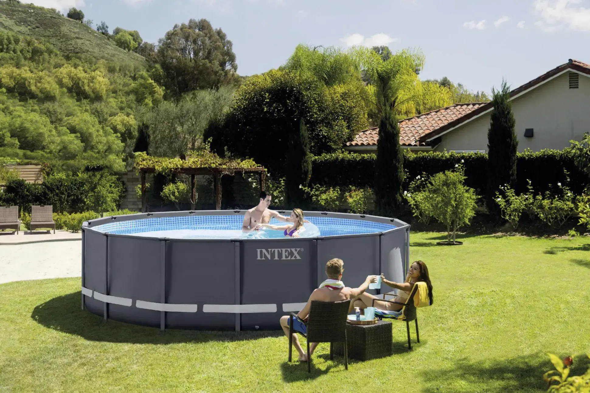 Intex Frame Pool Set Ultra Rondo Ø 488 x 122 cm