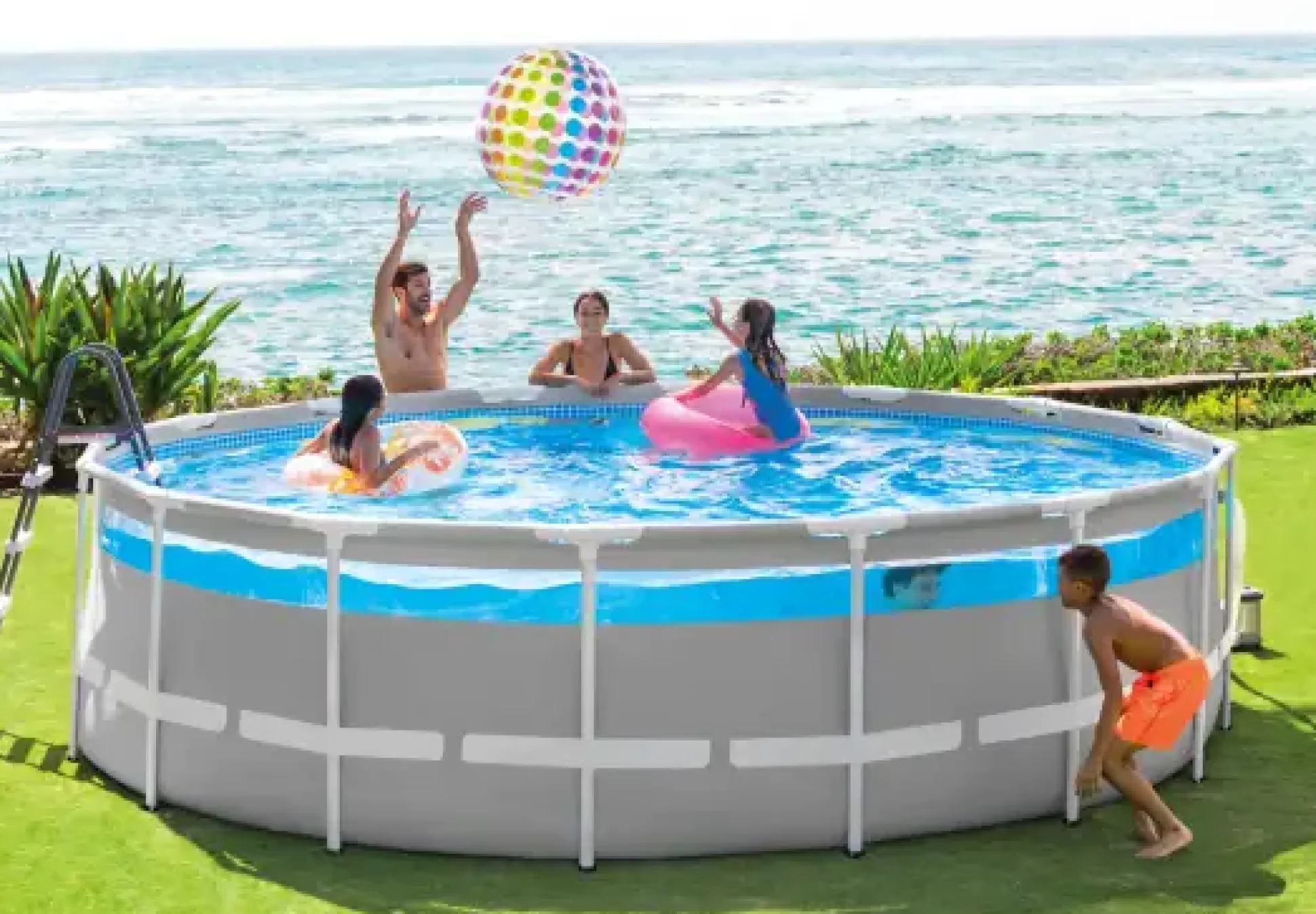 Intex Pool Clear View Prism Frame 4,88 m x 1,22 m