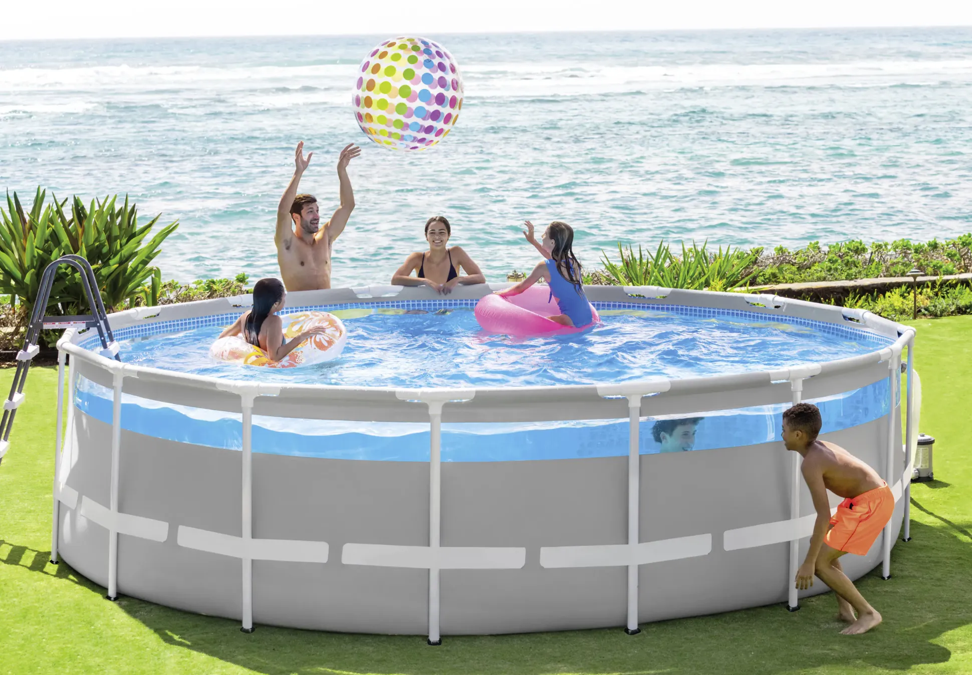 Intex Pool Clear View Prism Frame 4,88 m x 1,22 m