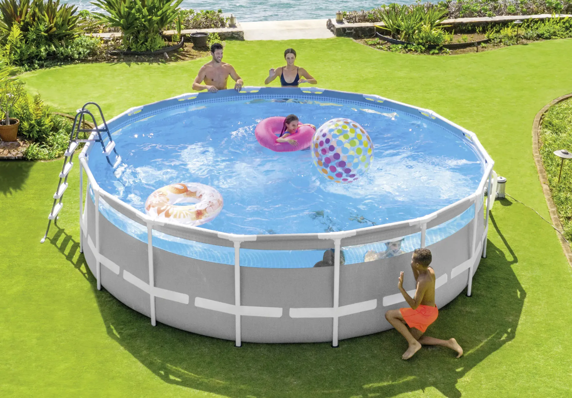 Intex Pool Clear View Prism Frame 4,88 m x 1,22 m