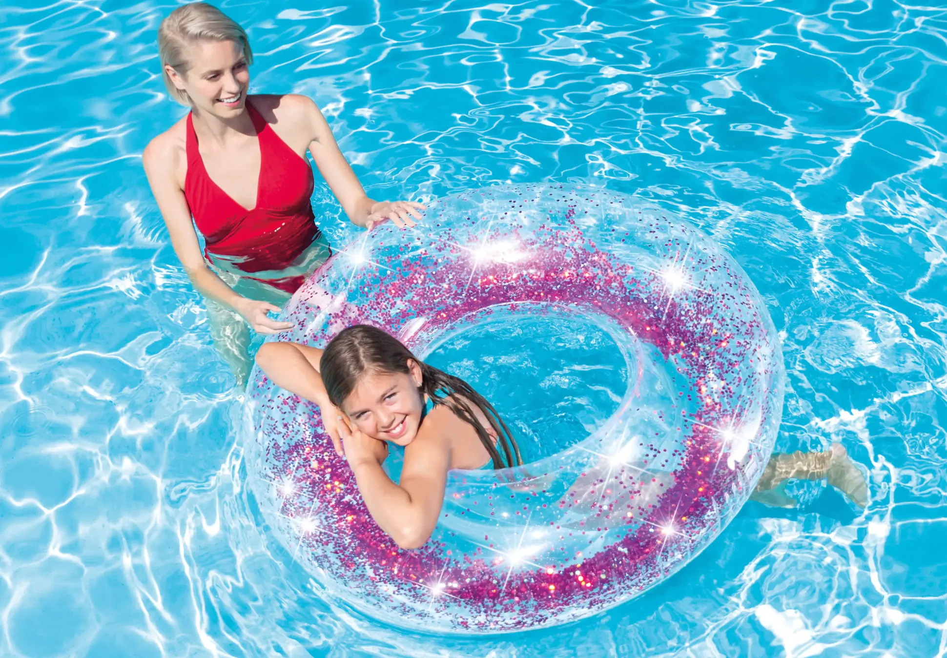 Intex Schwimmring Ø 107 cm, pink/gold