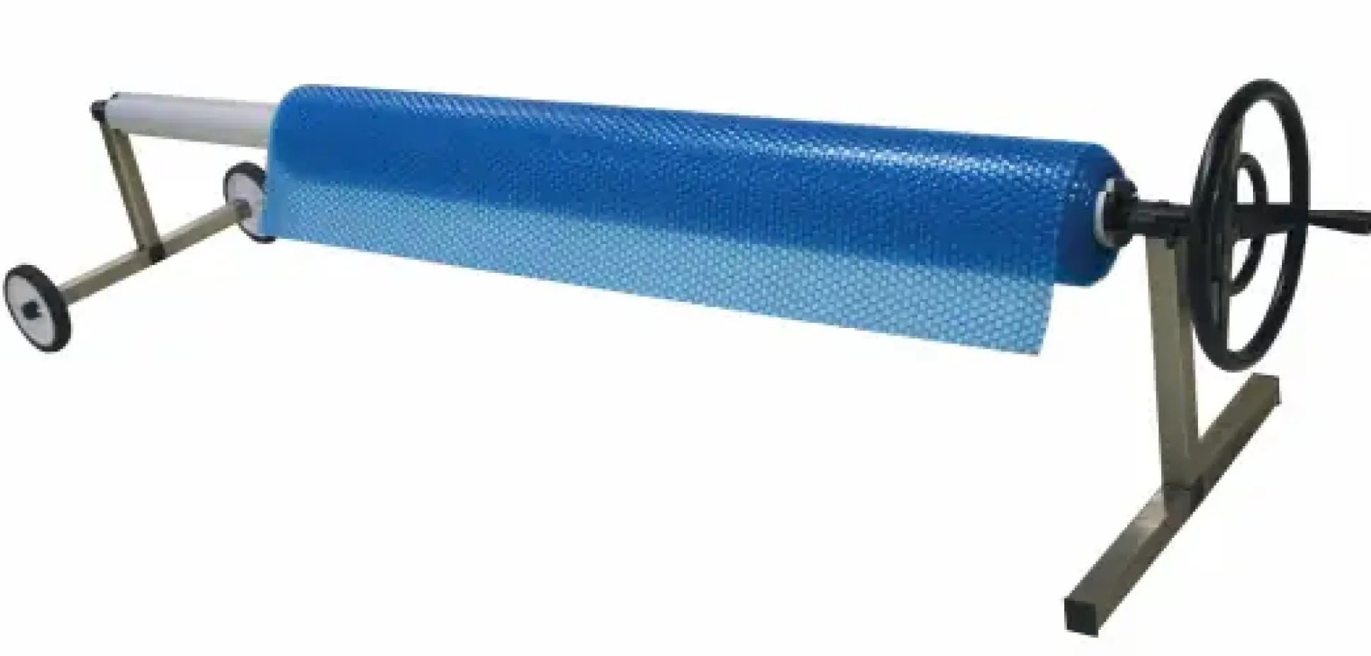 Intex Solarplanenaufroller Edelstahl fahrbar für Becken bis 5 m