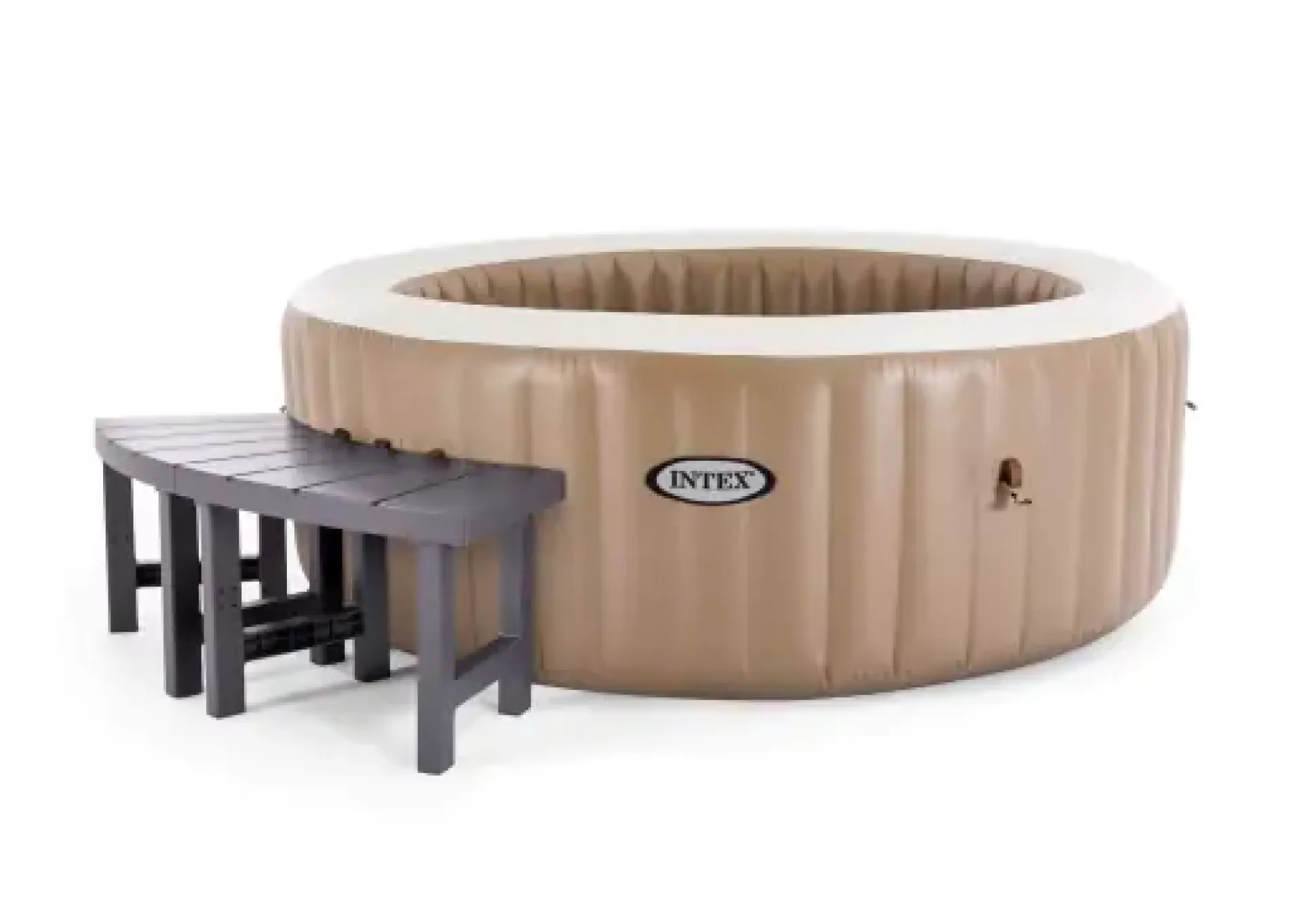 Intex Spa Beistelltisch 2 x 42 cm, dunkelbraun