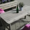 iWerk Massivholzgarnitur Kiefer grau 3-teilig