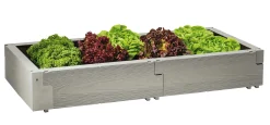 Juwel Hochbeet Timber Aufbau-Set 130 x 60 x 20 cm