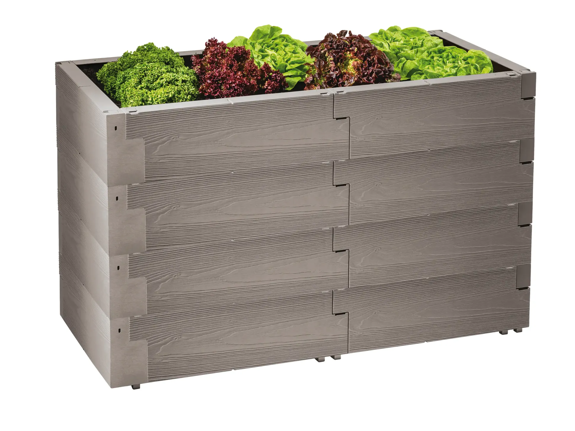 Juwel Hochbeet Timber 4er-Set 130 x 60 x 80 cm