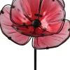 Kaemingk Gartenstecker Blume Glas rosa 91 cm