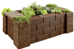 Kann Hochbeet-Set 3 Garten 230 x 150 x 85 cm braun
