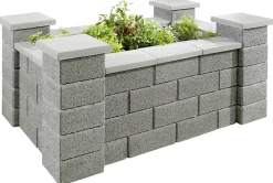 Kann Hochbeet-Set 1 Garten 230 x 150 x 85 cm grau