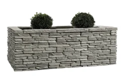 Kann Hochbeet-Set Madoc 200 x 150 x 74 cm kalkstein