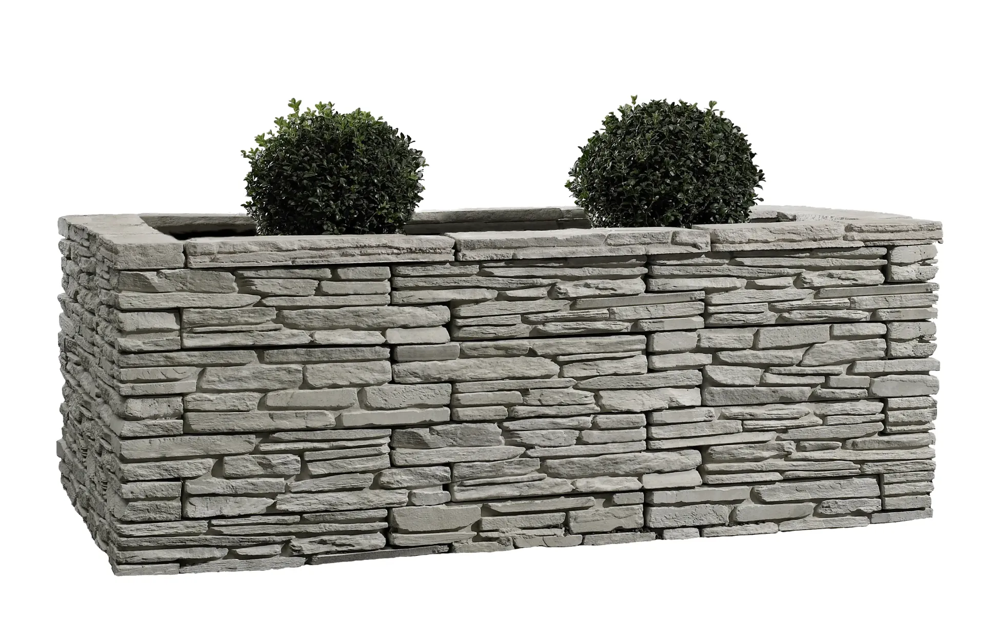 Kann Hochbeet-Set Madoc 200 x 150 x 74 cm kalkstein