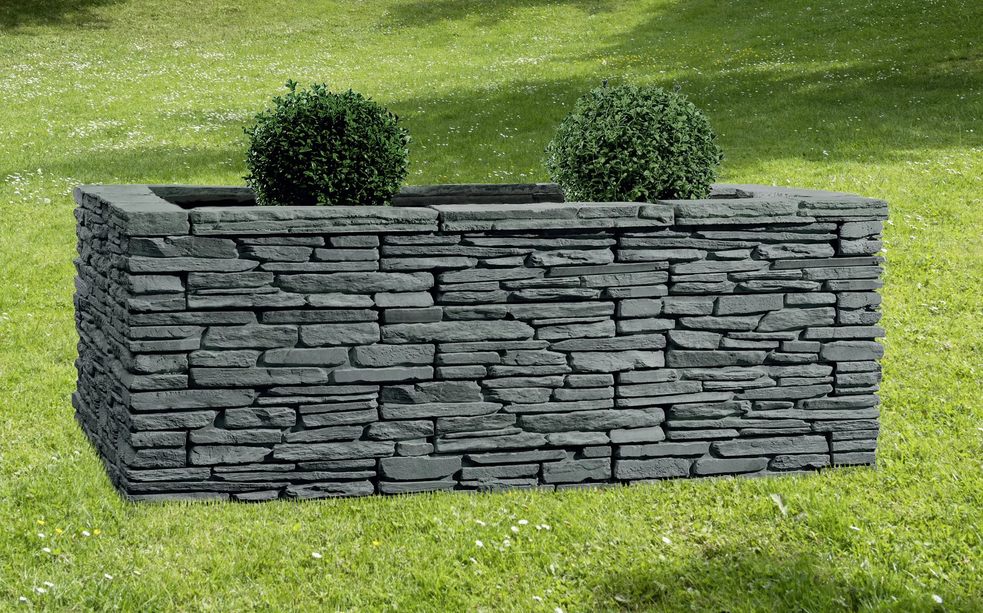 Kann Hochbeet-Set Madoc 200 x 150 x 74 cm anthrazit