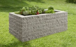 Kann Hochbeet-Set Montania 170 x 90 x 70 cm silbergrau